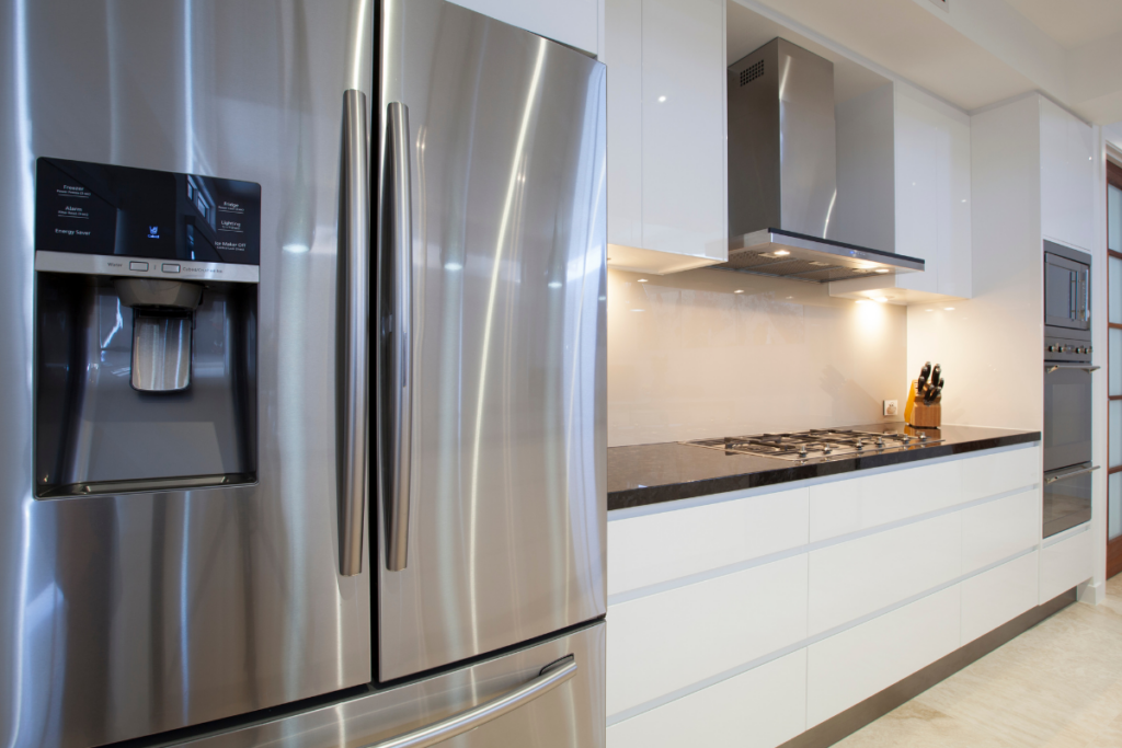 If necessary, updating the doors of your appliances may be an inexpensive way to update the look of your kitchen. 