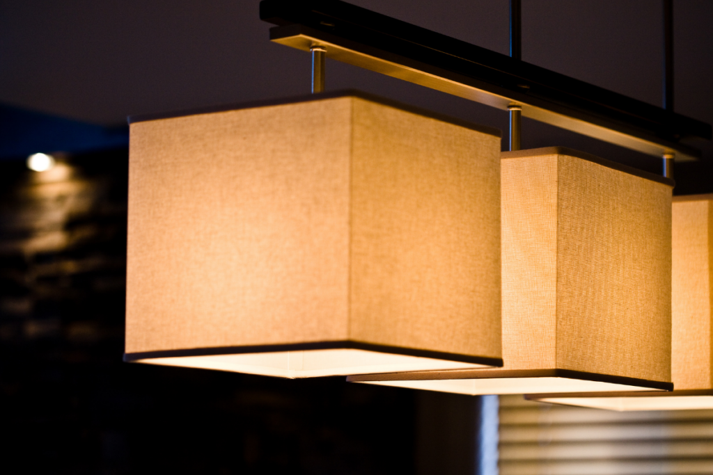 Matching light bulbs and updated lighting fixtures can be an inexpensive way to help your home feel more put together. 