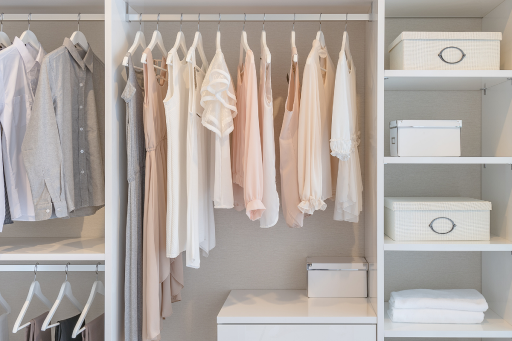 Categorize and organize your closets so home buyers get a better sense of the space.