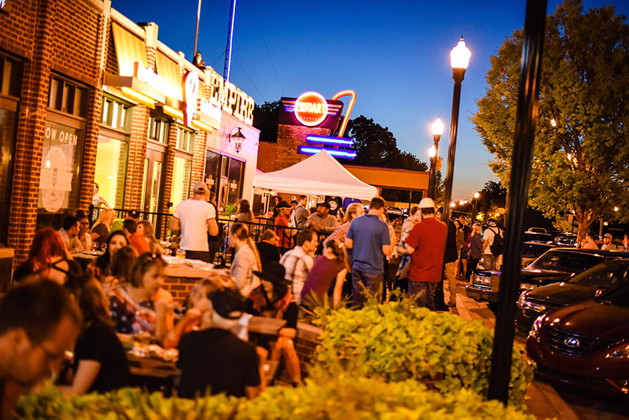 the plaza is a great place for visitors and okc locals