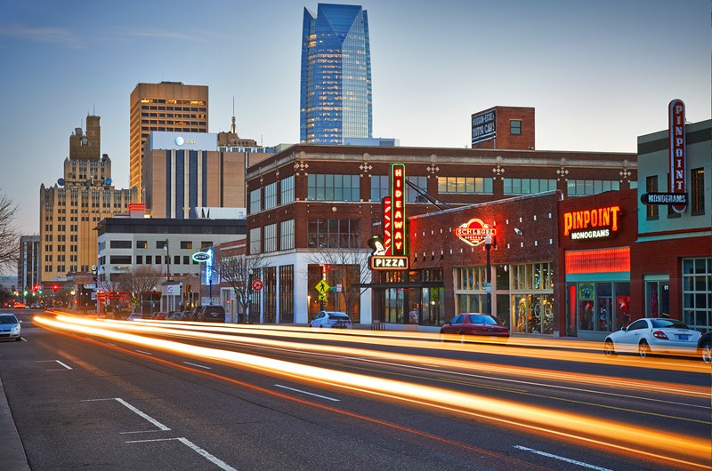 automobile alley is nice for locals of oks and visitors