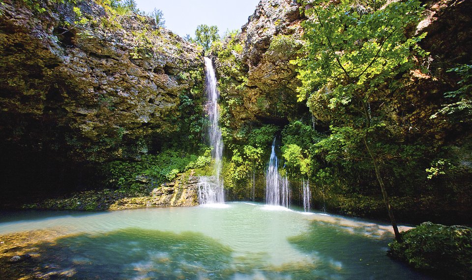 natural falls state park, one of the 38 state parks in oklahoma