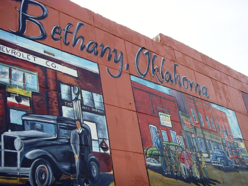bethany oklahoma mural
