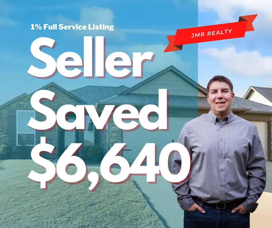 JMR Realty 1% Full Service Listing graphic