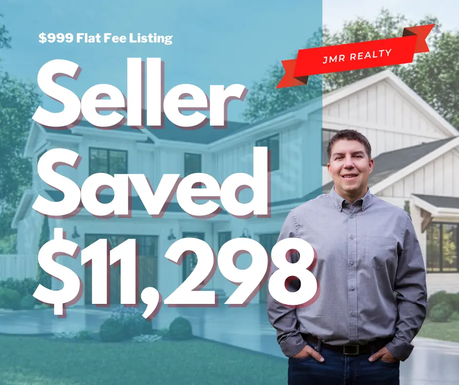 JMR Realty $999 flat fee savings graphic
