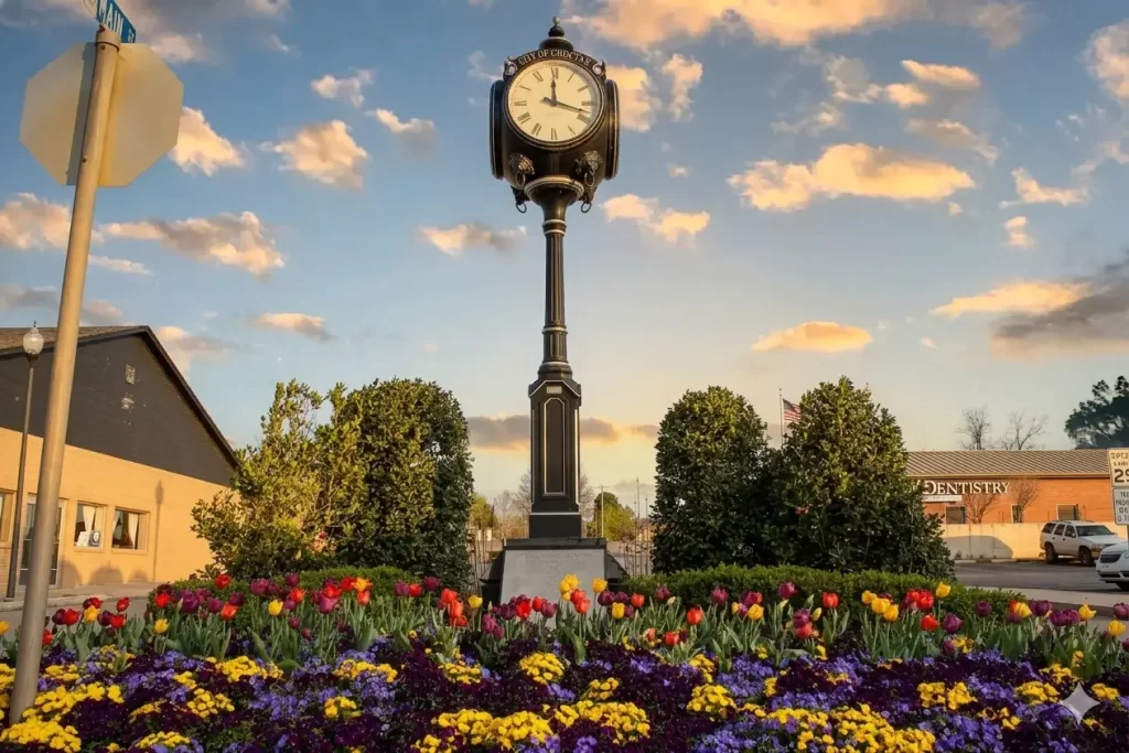 City of Choctaw clock tower