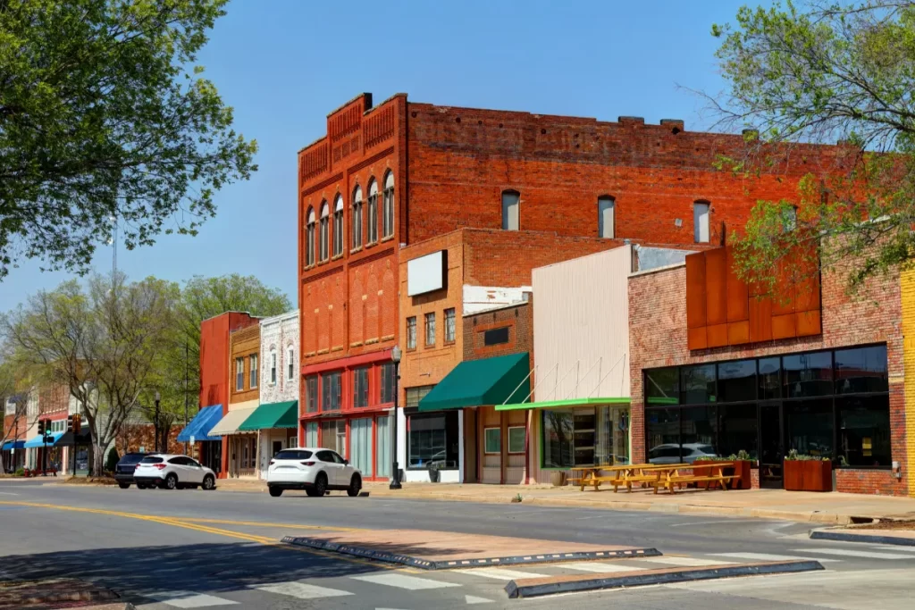 Stillwater main street Oklahoma